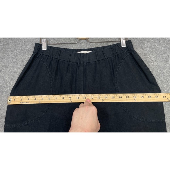 Not Perfect Linen Genova Pants Black Large - Picture 14 of 16
